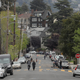 42nd Street in Oakland, California, was closed to traffic on Saturday, April 11, 2020.